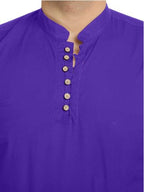 Lookmark MenS Pure Cotton Solid Color Short Kurta Suitable For All Indian Wedding, Occasions, And Festivals (Az-Lm-Og-Kurta 08