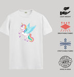 ADRO T Shirts for Boys & Girls || Unicorn Printed Cotton T-Shirt || Ages 3-14 || 100% Cotton Round Neck Tshirt for Boys & Girls|