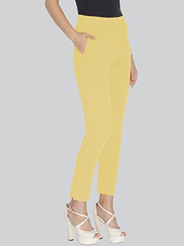 Lyra Cotton Strech Pencil Pant For Women | Mid-Waist | Fashionwear