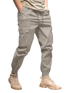 Tagas MenS Loose Casual Pants (Mc-2-Xx-Light Light Grey_32) | Rise Style: Mid Rise