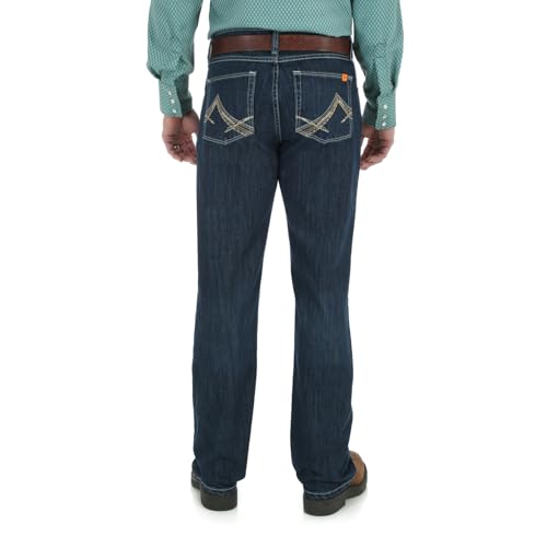 Wrangler Riggs Workwear mens Fr Flame Resistant 20x Vintage Boot Cut Jean Work Utility Pants, Rinse Wash, 33W x 32L US