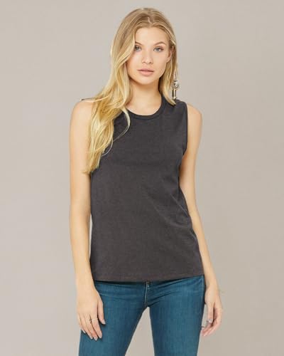 Ladies Jersey Muscle Tank - WHITE - S(D0102H7W76X)