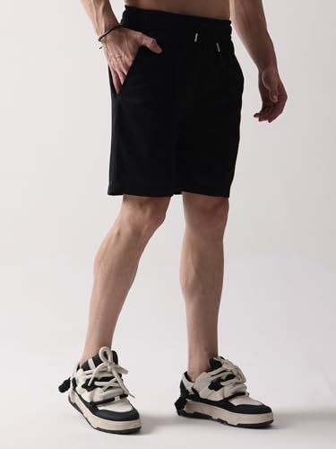 Greciilooks MenS Casual Shorts (Gl-M.Short-Sh280_Black