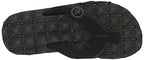Volcom Men's Recliner Sandal Flip Flop, Black Destructo-New, 9