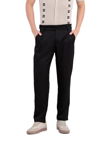 The Indian Garage Co Mens Regular Fit Solid Mid-Rise Gurkha Sweater