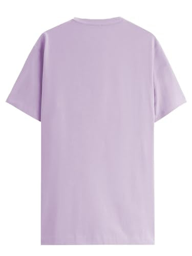 ADRO Mens Biker Design Printed 100% Cotton T-Shirt - Regular Fit, Printed T-Shirts for Men (RN24-KTM-PU_Purple_M)