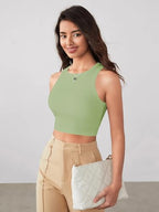 Toochki Womens Spandex Regular Fit Stretchable New Tank Top