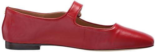 Sam Edelman Women's Michaela Mary Jane Flat Scarlet 6.5 Medium