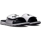 Under Armour Men's Ignite Pro Slide, (100) White/White/Black, 10, US