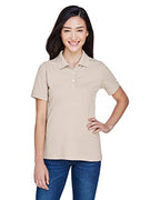 Ladies 56 oz Easy BlendPolo - WHITE - XS(D0102H763V6)