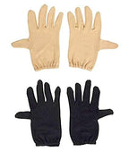 Digital Shopee Cotton Double Layer Hand Gloves For Driving And Hiking, Protection From Sun And Dust Reusable & Washable - Free S