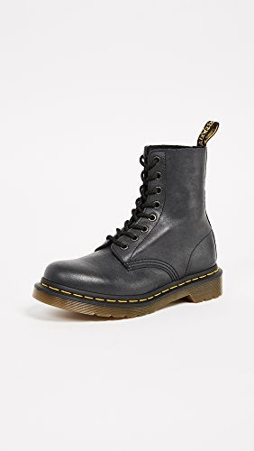 Dr. Martens Women's 1460 W Nappa Leather 8 Eye Boot, Black, 7