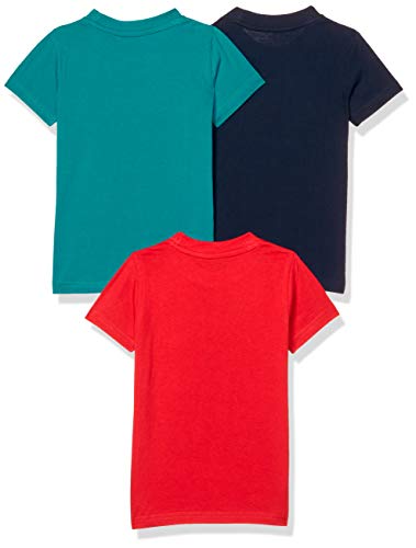 T2F Boys Cotton Solid Regular Fit T-Shirt (Pack of 3)