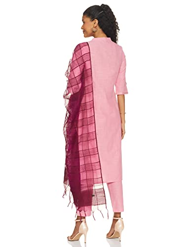 Aurelia Women'S Cotton Kurta, Pant & Dupatta
