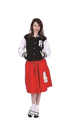 Women Letterman Jacket Black S