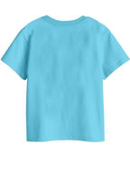 Bon Organik Girls Regular Fit T-Shirt (BON11926_Sky Blue