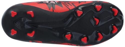 PUMA Ultra Play Firm Artificial Ground Sneaker, Red Black White, 3.5 US Unisex Big Kid