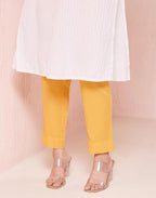 Fabindia WomenS Regular Ethnic Pant (2126407Yellow_Yellow