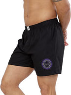 The Souled Store Official Garfield: Pattern Mens And Boys Graphic Printed Cotton Boxer Shorts Blue