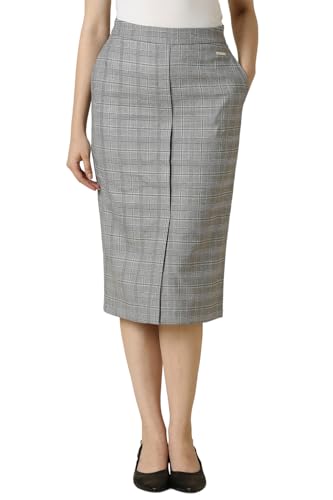 Allen Solly Women Regular Fit Formal Polyester Skirt