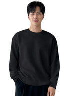 GRECIILOOKS Solid Regular Fit Plain Casual Stylish Latest | Full Sleeve T Shirt for Men (GL-MT-1122_Black XL)