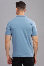 ADRO Regular Fit Polo T-Shirt for Men| Printed Polo T-Shirt | Cotton Polo T Shirt Also in Plus Size|Pnop24-L1-Sksbbl