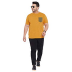 Bigbanana MenS Round Neck T-Shirt (Carlisle,Orange,6Xl)