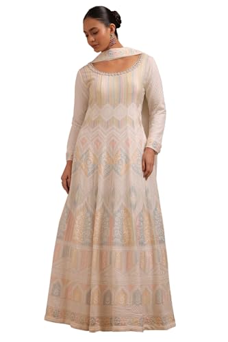 Soch Women Georgette Embroidered Gown with Sequins