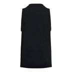 Under Armour Womens Rival Muscle Tank, (001) Black / / White, X-Small