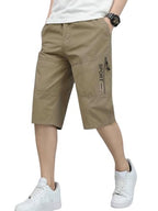 Tagdo MenS Solid Cotton Shorts (Rf-Cotton-Shorts-2003-Gold-Xl)