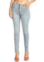 Nifty Womens Denim Stretchable Slim Fit High Waist Jeans (1393N_Gry_34_Grey_34)