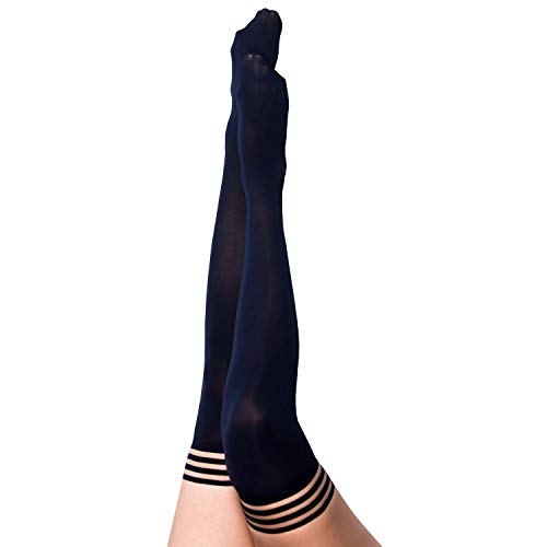 Kixies Selma Navy opaque Size B