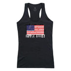 Graphic Tank, Ripple Effect, Black, L