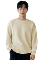GRECIILOOKS Solid Regular Fit Plain Casual Stylish Latest | Full Sleeve T Shirt for Men (GL-MT-1122_White XL)