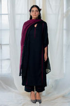 Anni Designer Women'S Rayon Viscose A-Line Solid Kurta With Pant & Dupatta