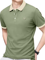 Lymio T Shirt For Men || Polo T-Shirt For Men (Polo-45-Pista-L) Green