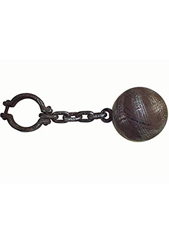 GIANT RUSTED BALL & CHAIN