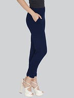 Lyra Cotton Strech Pencil Pant For Women | Mid-Waist | Fashionwear