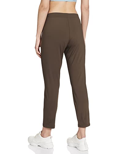 Enamor Athleisure Womens Mid Rise Relaxed Fit 7/8 Length Quick Dry 4 Way Stretch Antimicrobial Smart Active Travel Pants - E068