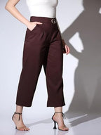 Leriya Fashion WomenS Regular Trousers Pant (Lf-Tr777_Maroon