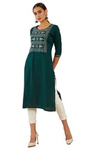 Soch Women Rayon Embroidered Kurta
