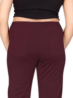Leriya Fashion WomenS Western Stretchable Trousers | Lightweight Lycra Long Trousers For Girls | Sweatpants For Casual | Joggin