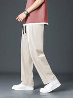 Greciilooks Men Regular Mid Rise Track Pant Stretchable Loose Fit Gym Joggers Korean Style Workout Pants With Trendy Gym & Stree