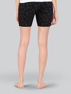 Lyra Pure Cotton Printed Night Shorts For Women