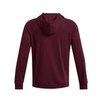 Under Armour Men's Rival Fleece Hoodie, (609) Maroon / / White, Medium