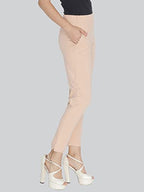 Lyra Cotton Strech Pencil Pant For Women | Mid-Waist | Fashionwear Skin