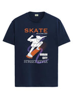 ADRO T Shirts for Boys & Girls | Skate Street Style Printed T-Shirt | Ages 3-14 | 100% Cotton Round Neck Tshirt for Boys |KRN-L2