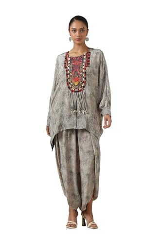 Soch Women Solid Kurta Set with Tassels