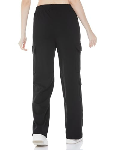 FYLTR Womens Relaxed Casual Pants (FYLAW24WP-502_Black Orchid