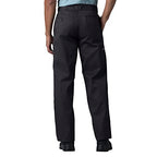 Dickies Mens Loose Fit Double Knee Twill Work Pant, Black, 30W x 32L